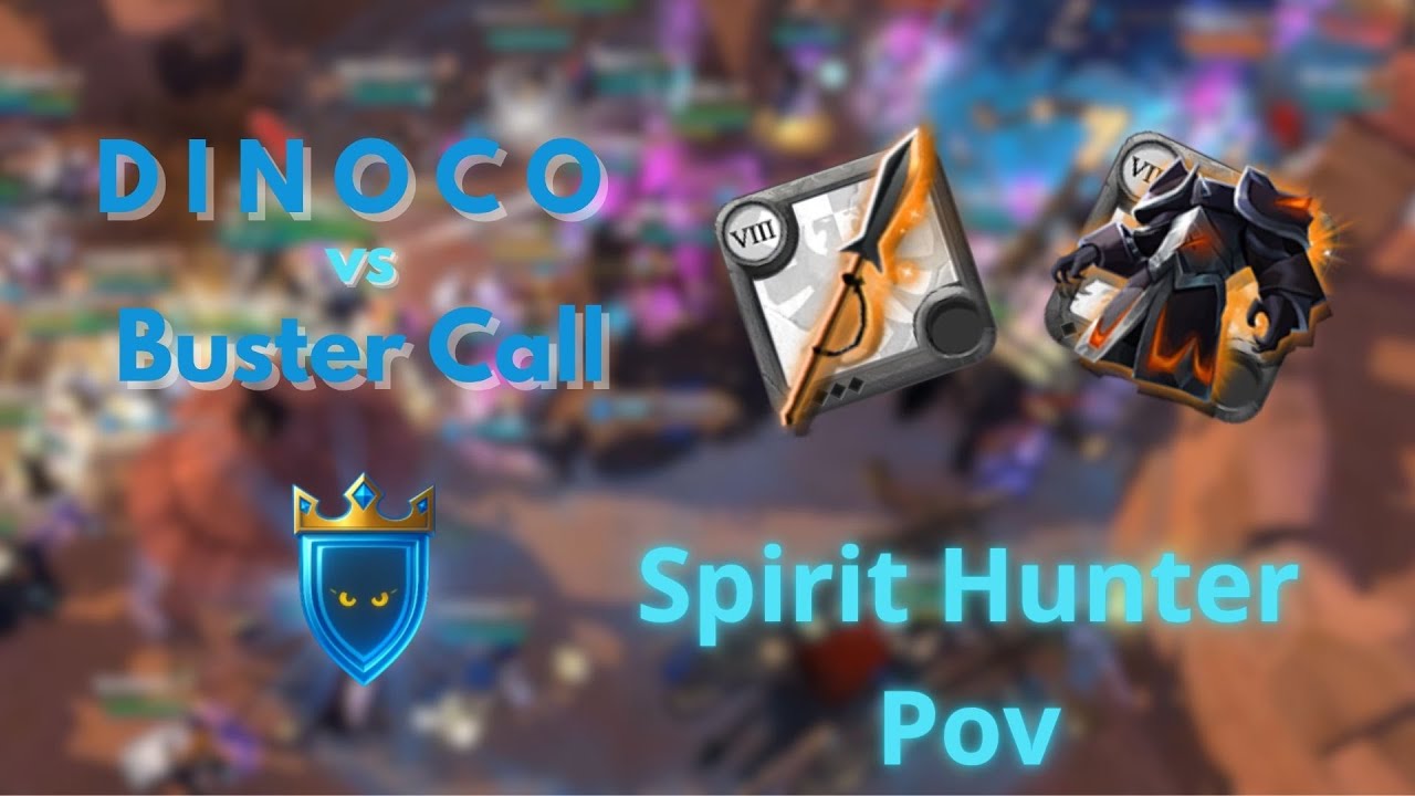 Spirit Hunter Pov | Albion Online ZvZ | D I N O C O vs Buster Call | Castle Fight