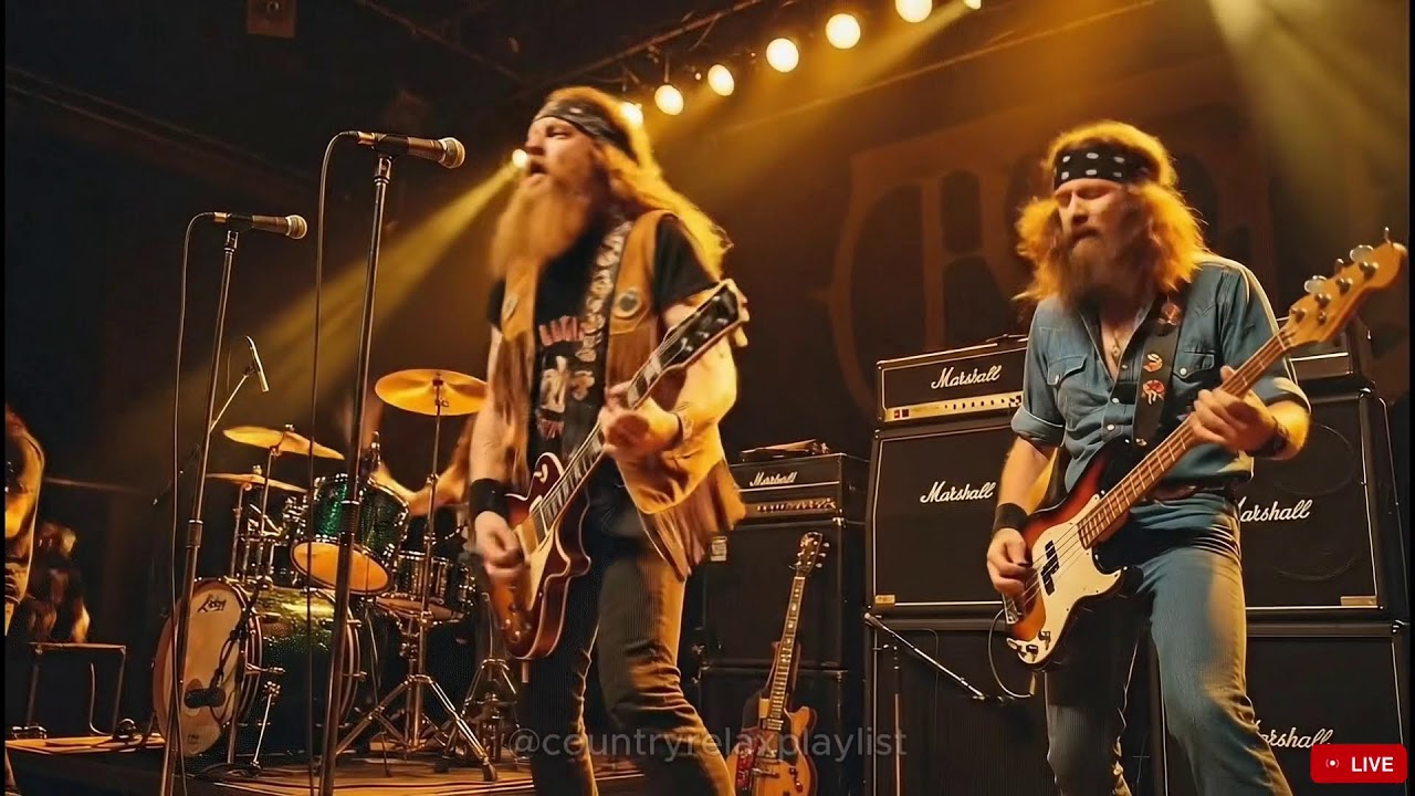 🔥Southern Rock Inferno 2025 | Texas Outlaw Power & Vintage | 🎸 Lynyrd Skynyrd & ZZ Top Vibes