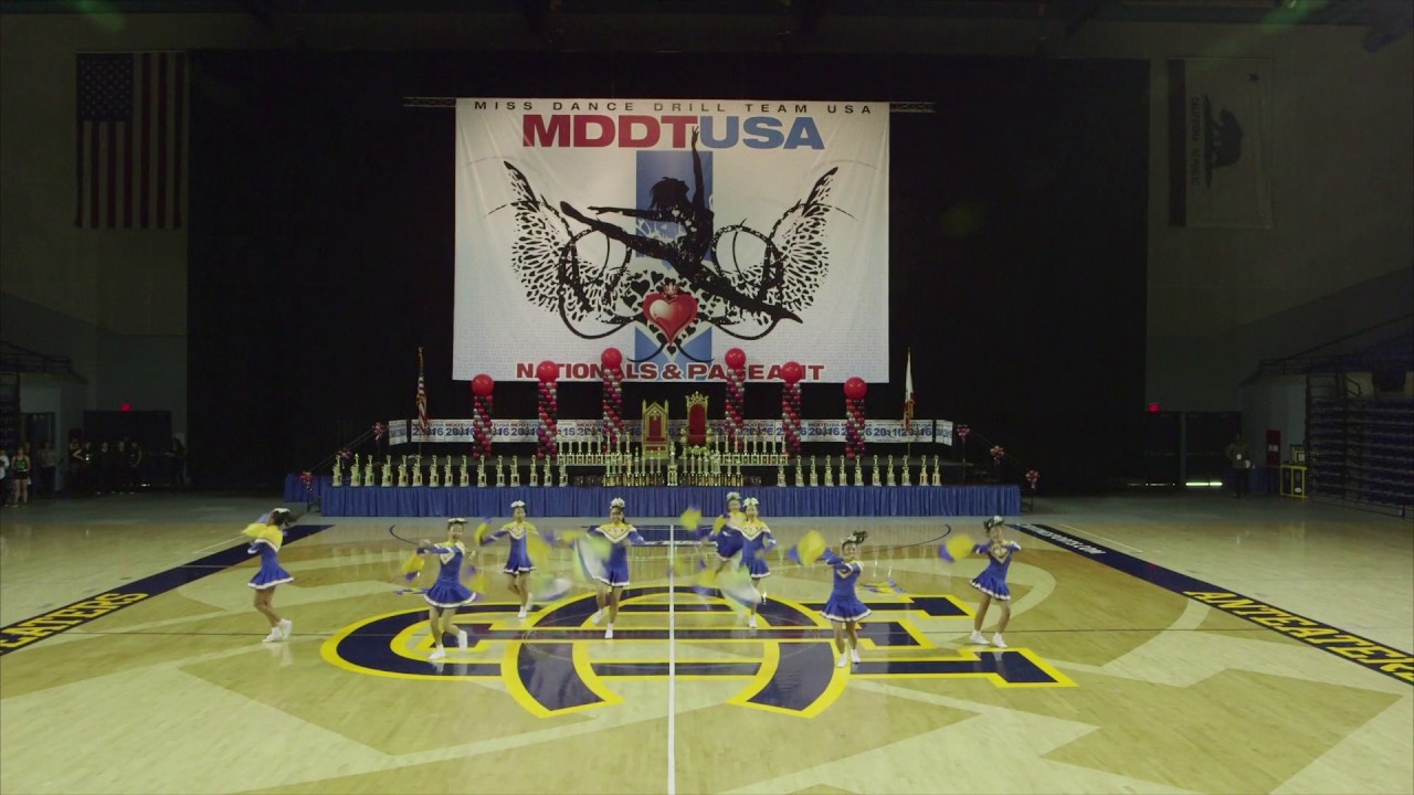 Channel Islands Short Flags 2016 (2 Flag) Miss Dance Drill Team USA