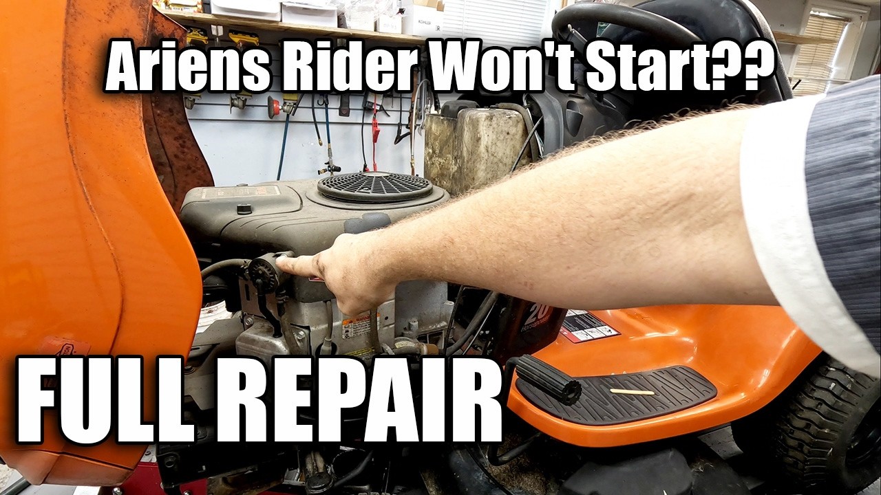 Ariens Riding Mower Won't Start No Click Wont Turn Over No Sounds Full Diagnostic and Repair Process
