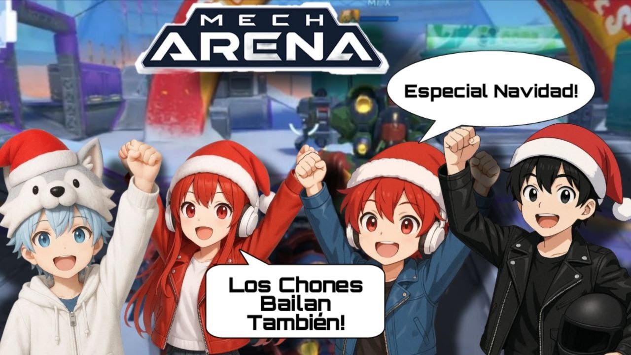 El Baile de los Chones en Mech Arena en el Especial Navidad| Parte 1