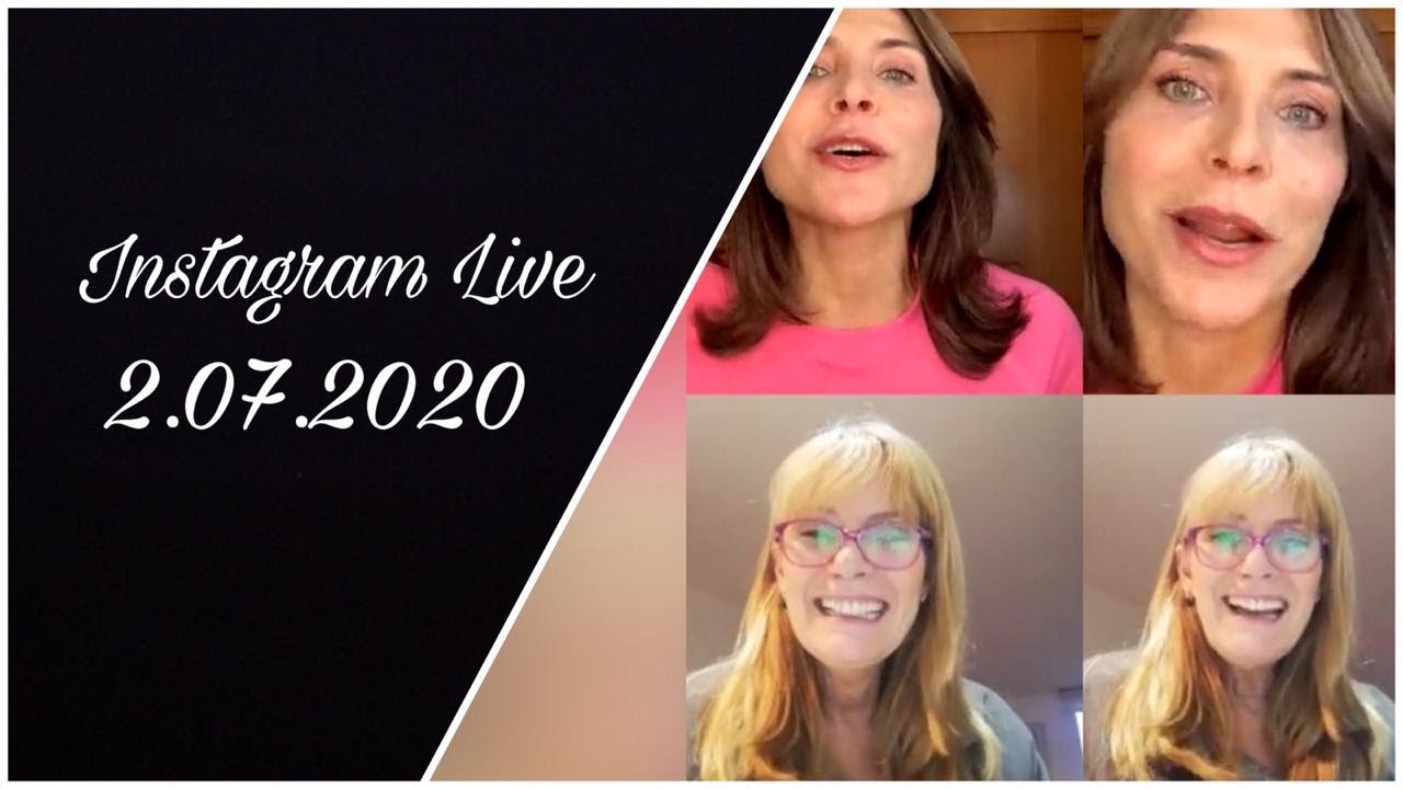 Instagram Live || Lorena Meritano y Kristina Lilley