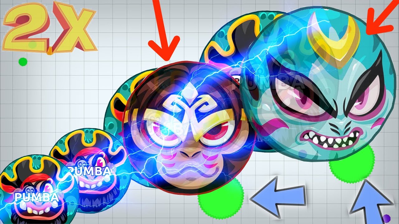 Agar.io BIGGEST DOUBLE POPSPLIT! ULTIMATE DESTROYING TEAMS / SECOND PUMBA CHANNEL