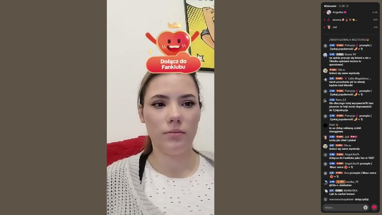 Karcia słucha live Vornesta o sobie i komentuje  cz.1/4