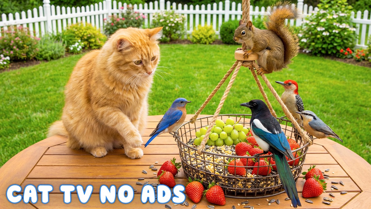 Cat TV for Cats to Watch ✨ Gentle Relax Music to Reduce Stress, Calm Feelings & Pure Cozy Comfort 🐈