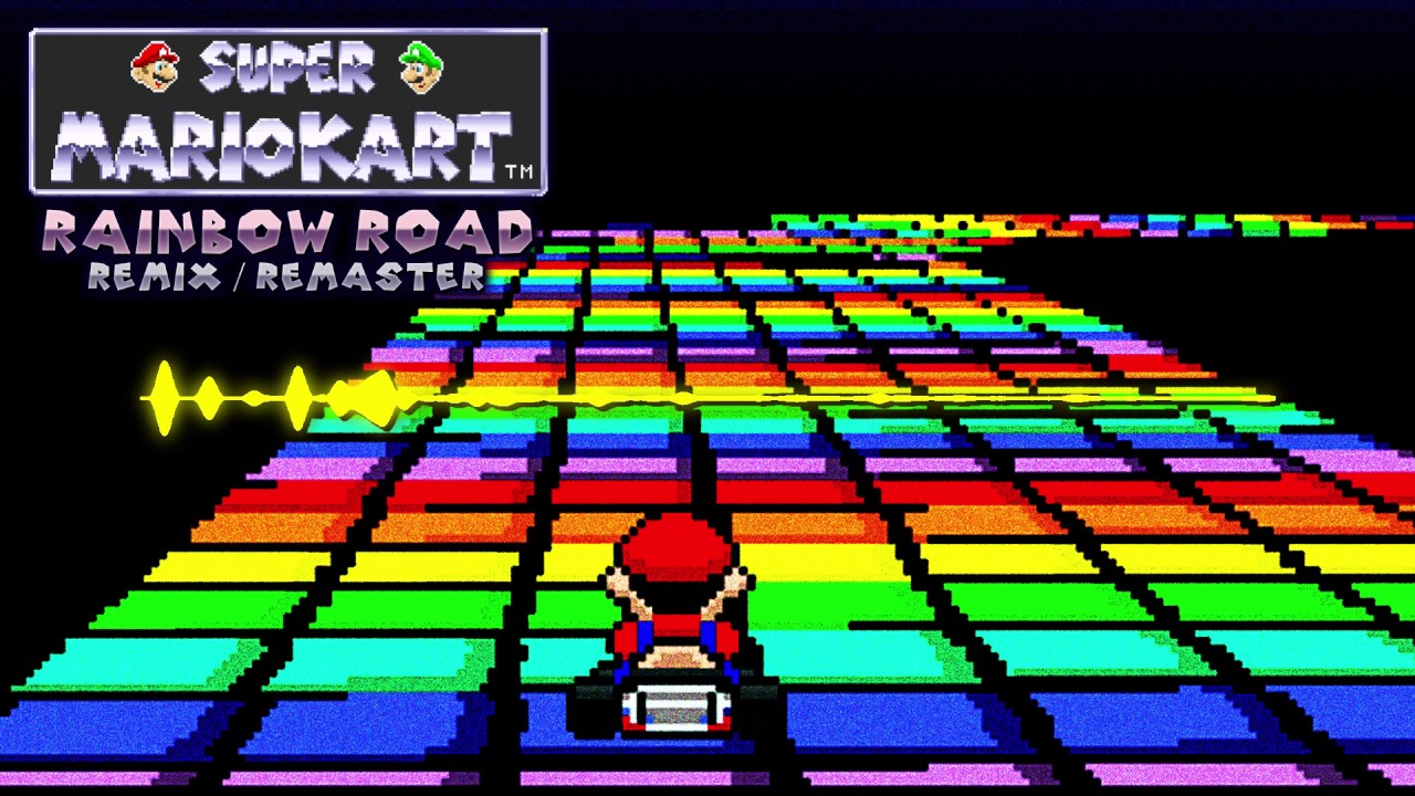 Rainbow Road (SNES) Remix - Super Mario Kart
