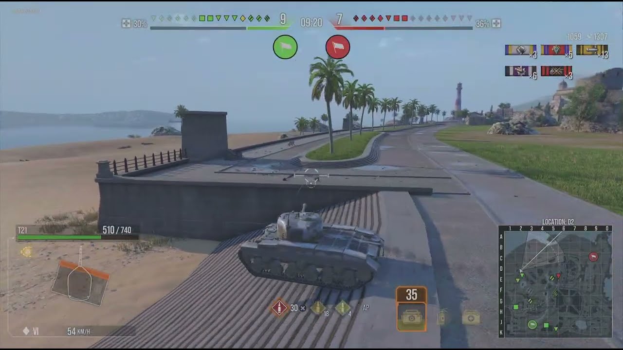World of Tanks Console – T21 Dominates Azure Coast