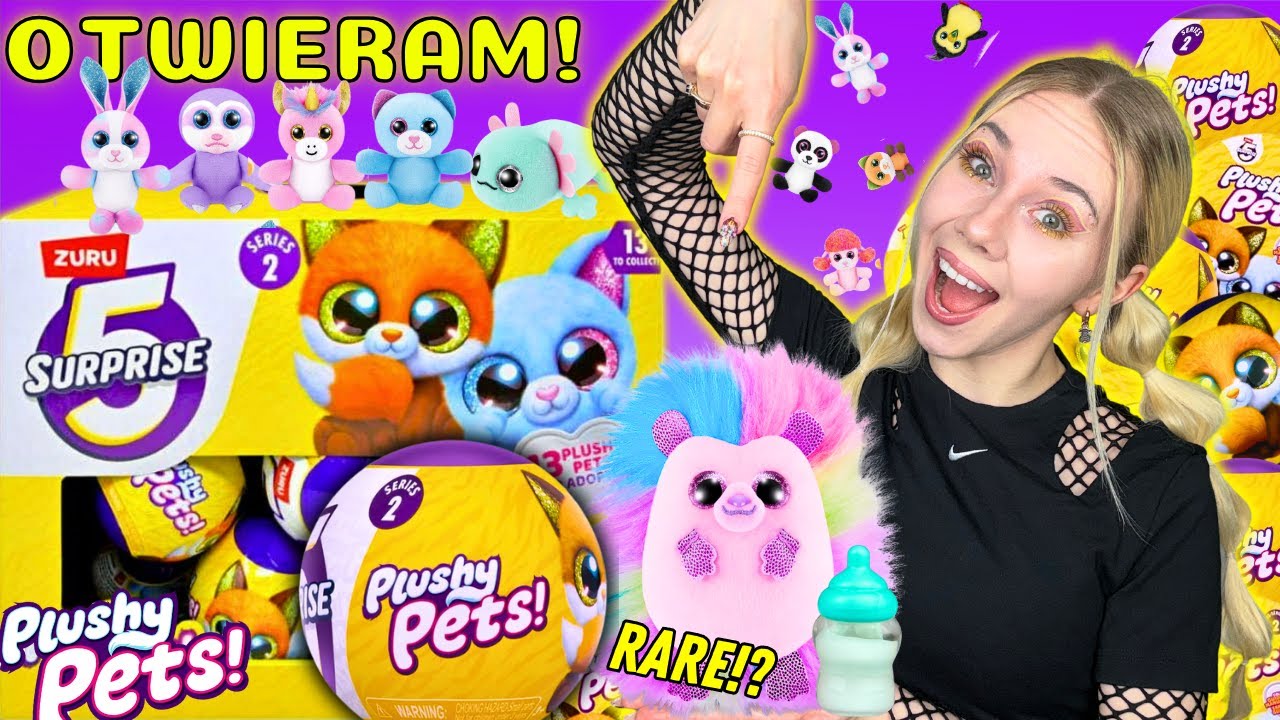 🧸 OTWIERAM KULE PLUSHY PETS | ZURU | SERIA 2 | PLUSZAKI | Pattje