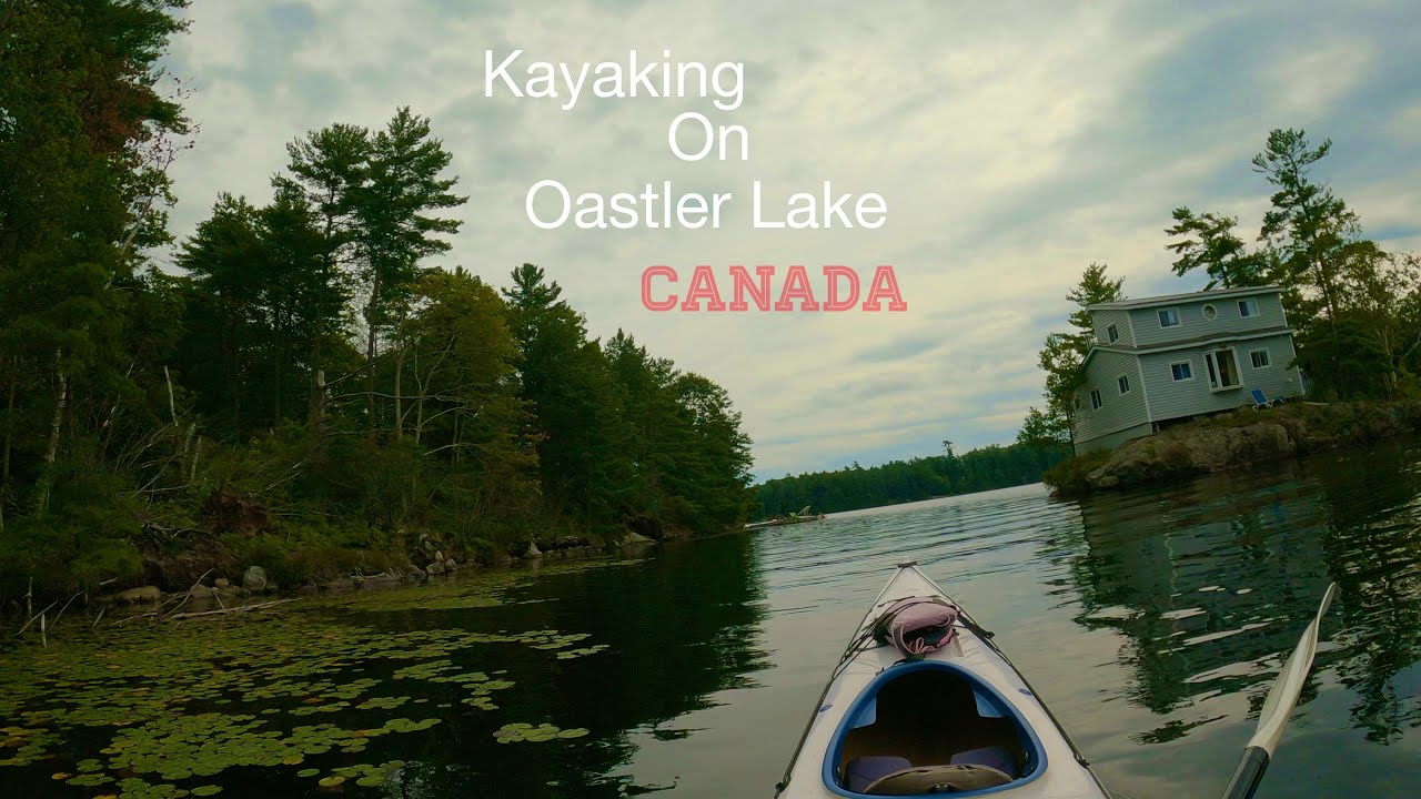 Kayaking on Oastler Lake by Oastler Lake Provincial Park