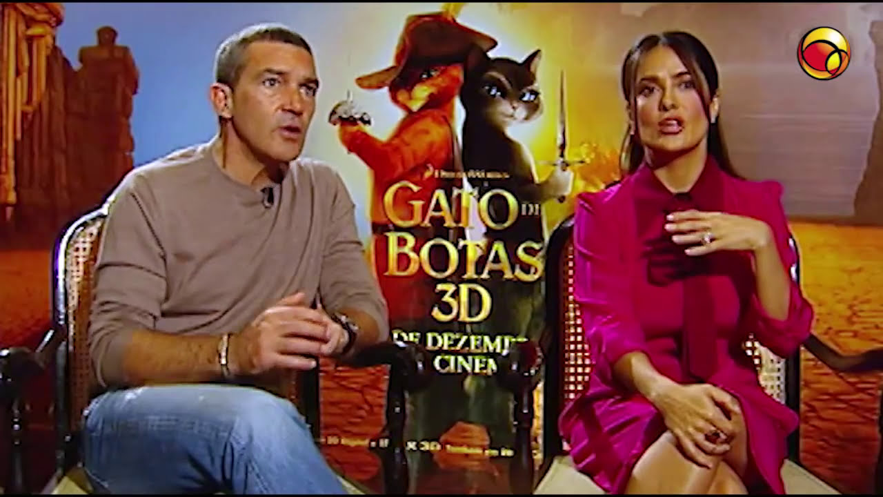 Entrevista com Antonio Banderas e Salma Hayek