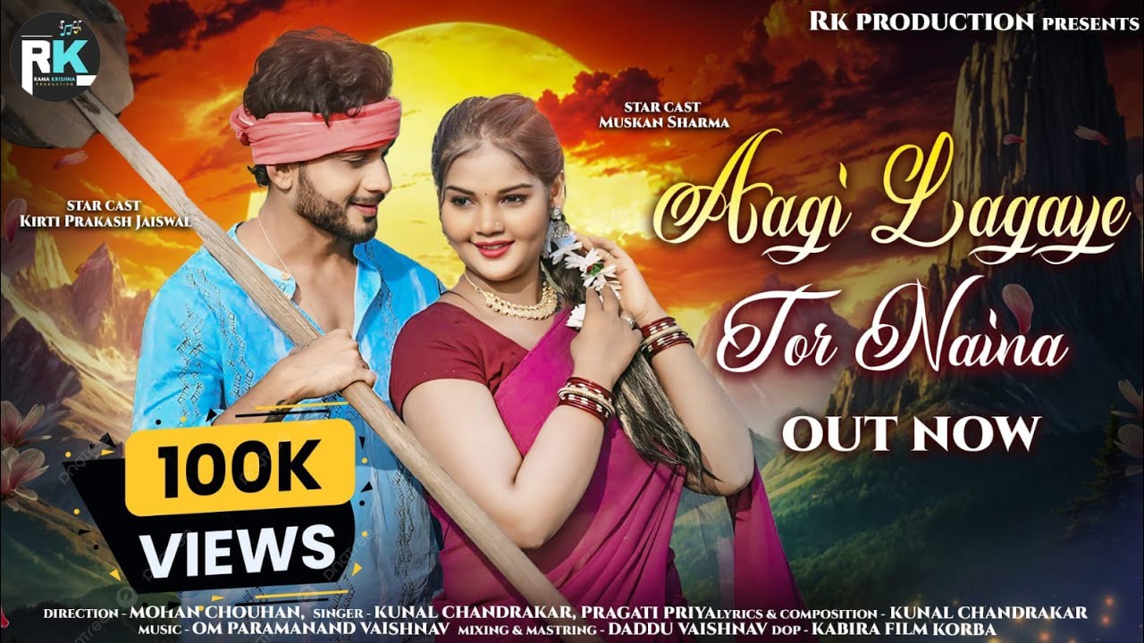 Cg Song | Aagi Lagaye tor naina | Kunal Chandrakar | Pragati Priya || Kirti Prakash| Muskan Sharma
