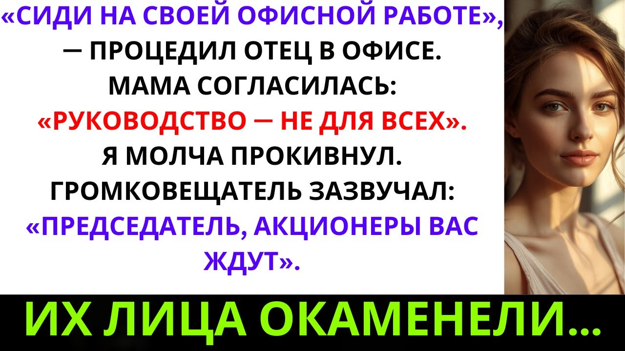 Родители сказали: «Ты никогда не будешь управлять этой компанией» — а потом акционеры встретили ...