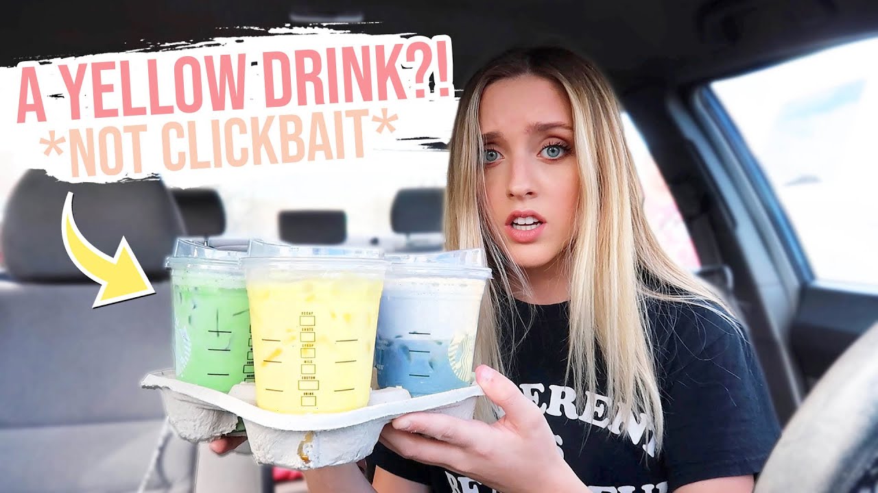 Trying Starbucks NEW Spring Drinks
