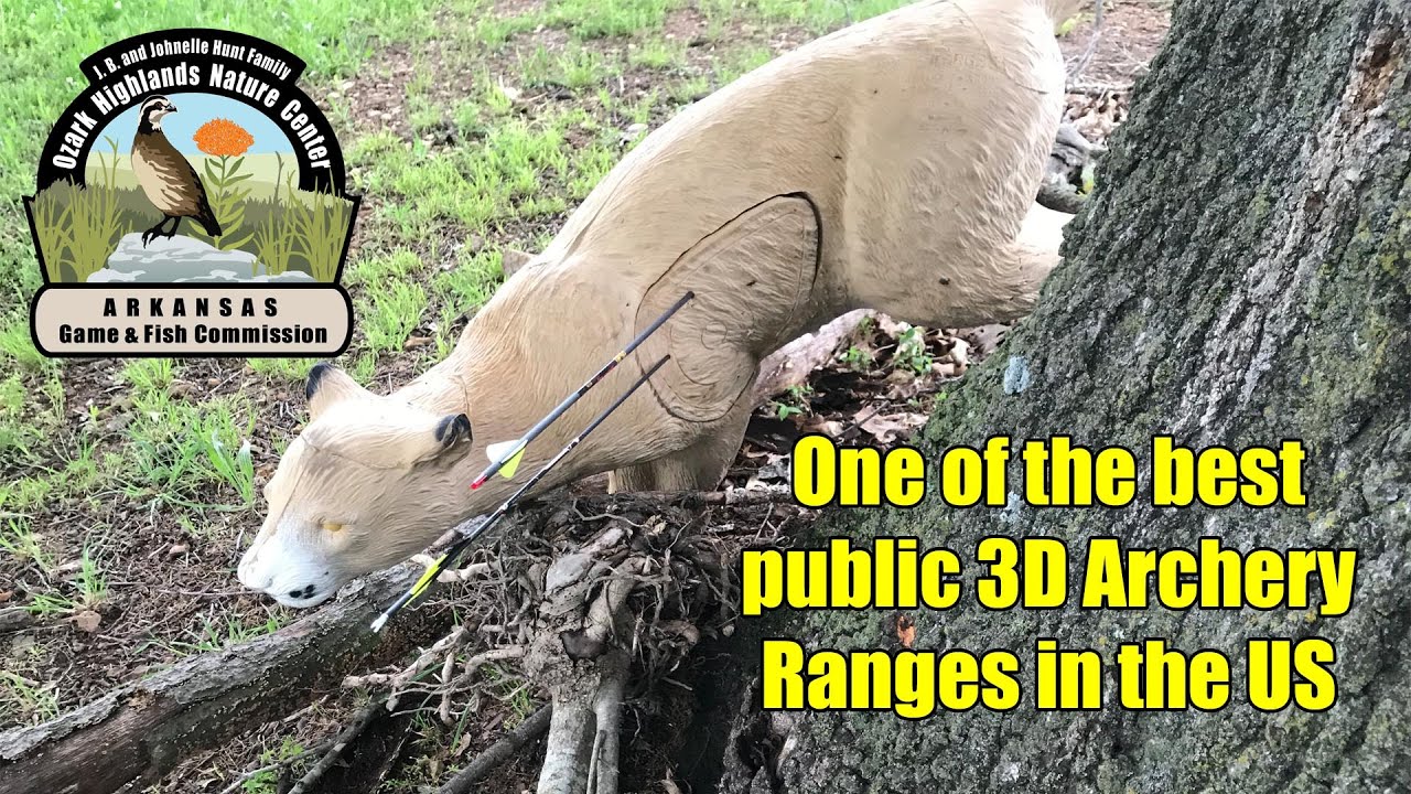 3D Archery at one of the best public courses in the US