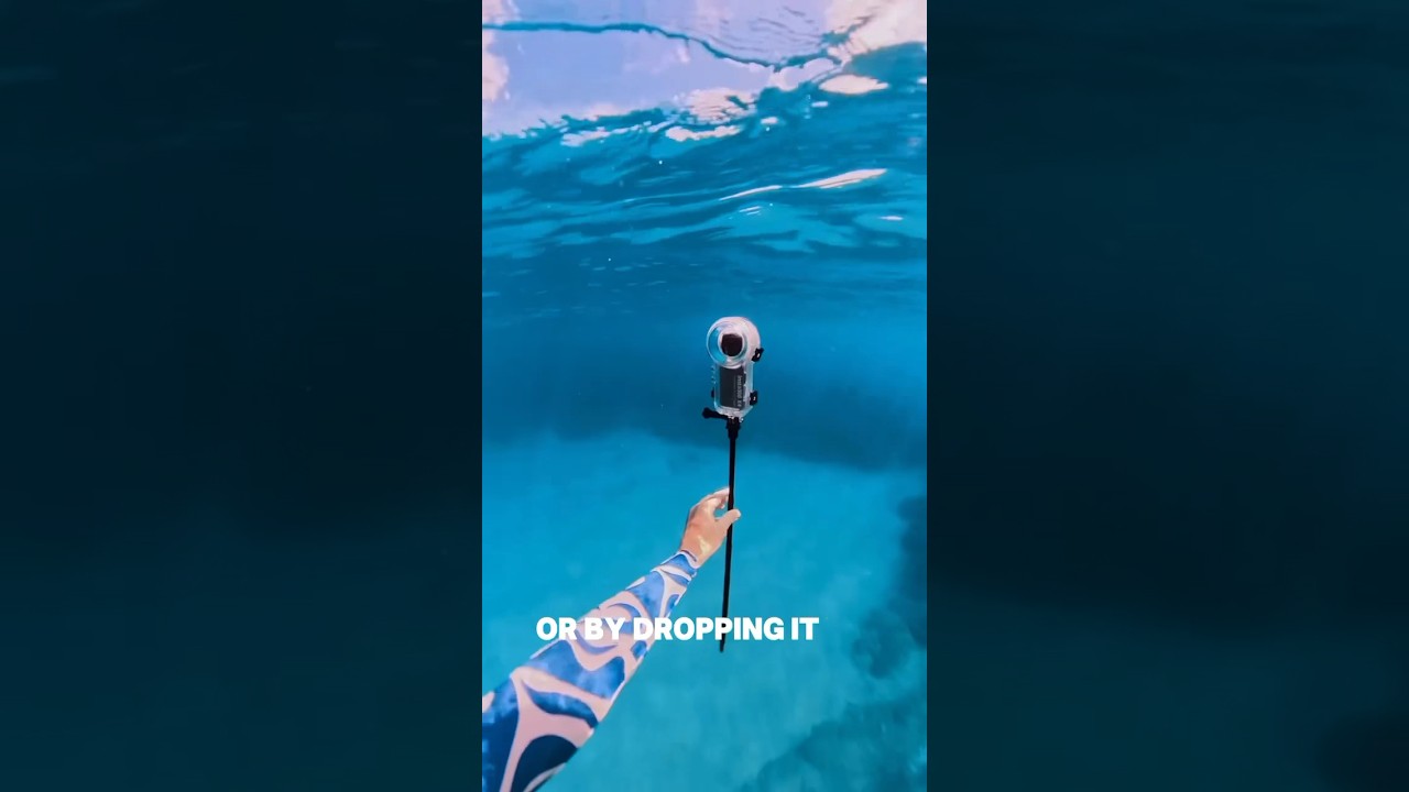 Creative tips to film stunning underwater shots 🌊🤿 #Insta360 #diving #underwater #creative #shorts