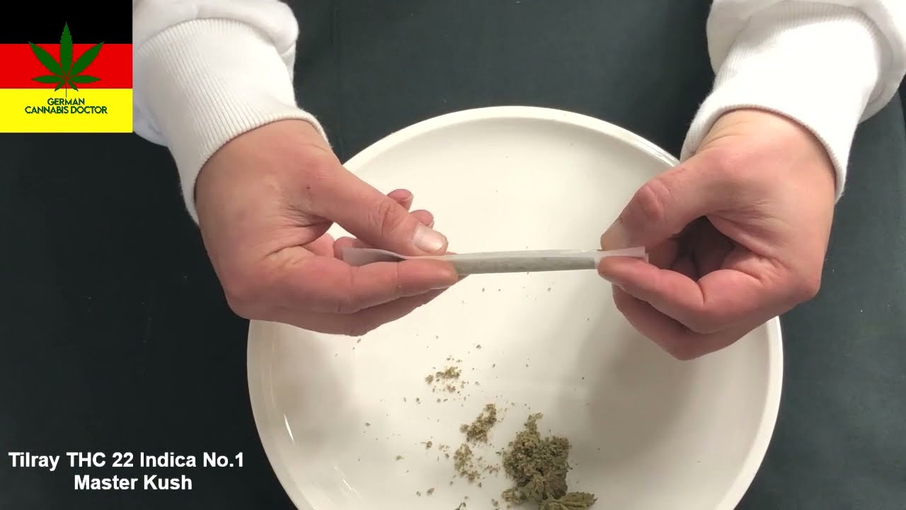 Cannabis legal: Tilray THC 22 Indica No 1 Master Kush (medizinisches Cannabis auf Rezept)