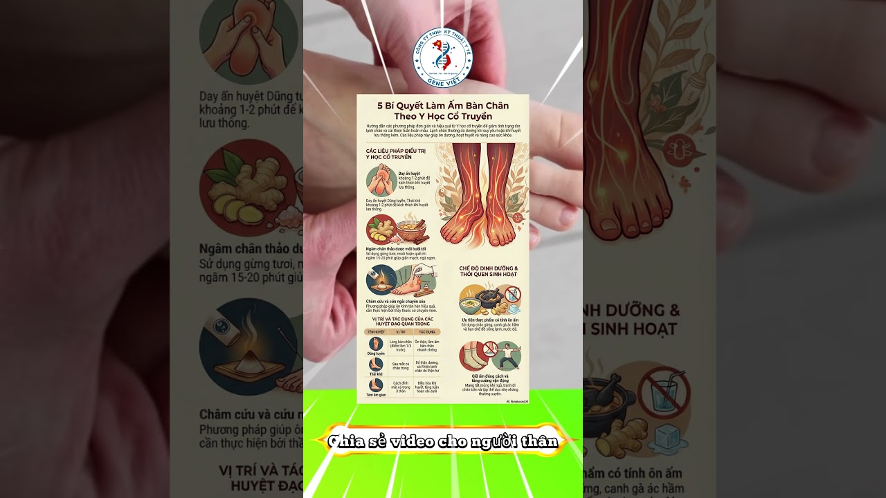 4 Mẹo Đ&ocirc;ng Y Trị Lạnh Ch&acirc;n Hiệu Quả | Giữ Ấm Cơ Thể Tự Nhi&ecirc;n  #adngeneviet #tintuc