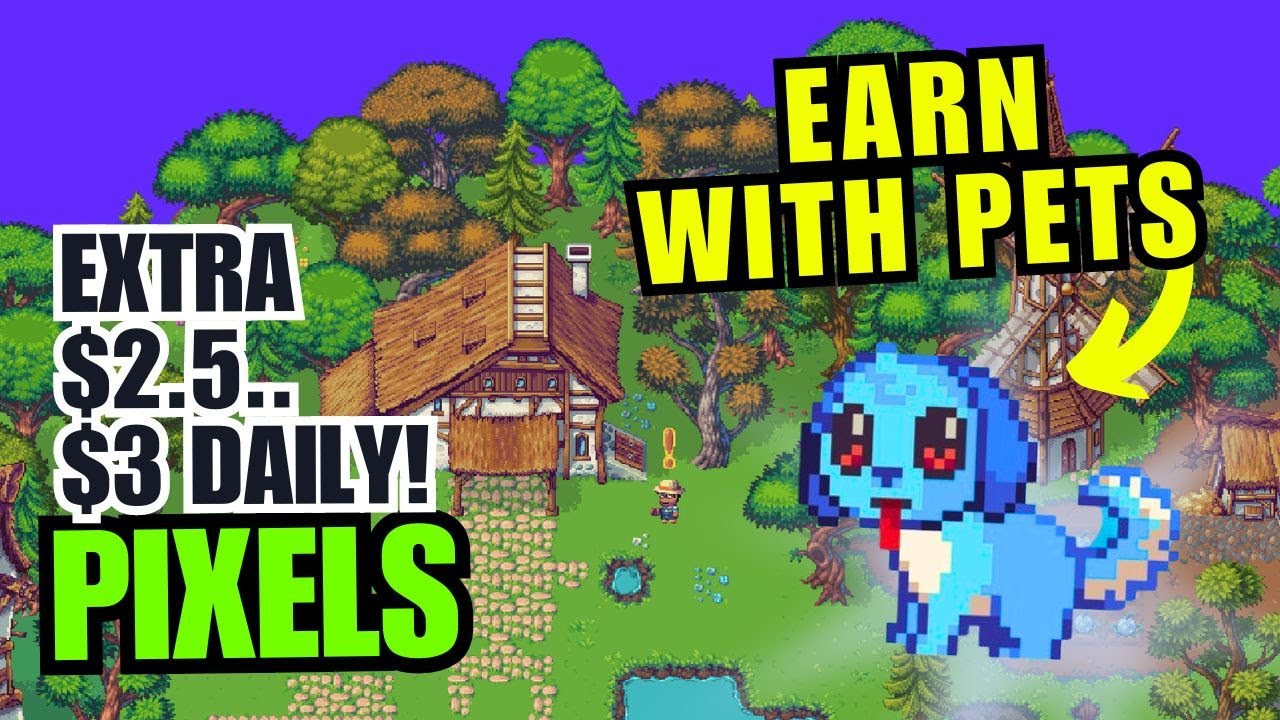 This is how I earn with Pixels pet by doing nothing!