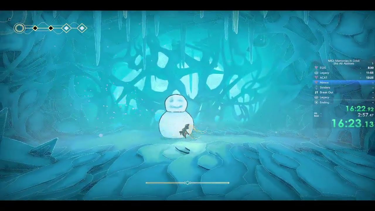 MIO Memories In Orbit Shii All Abilities speedrun, LRT 1:29:16, RTA 1:29:33