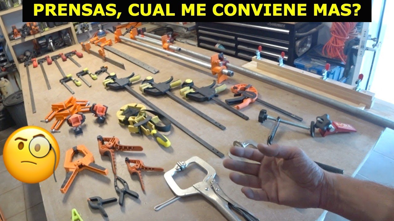 Prensas y sargentos para carpinter&iacute;a, gu&iacute;a para principiantes
