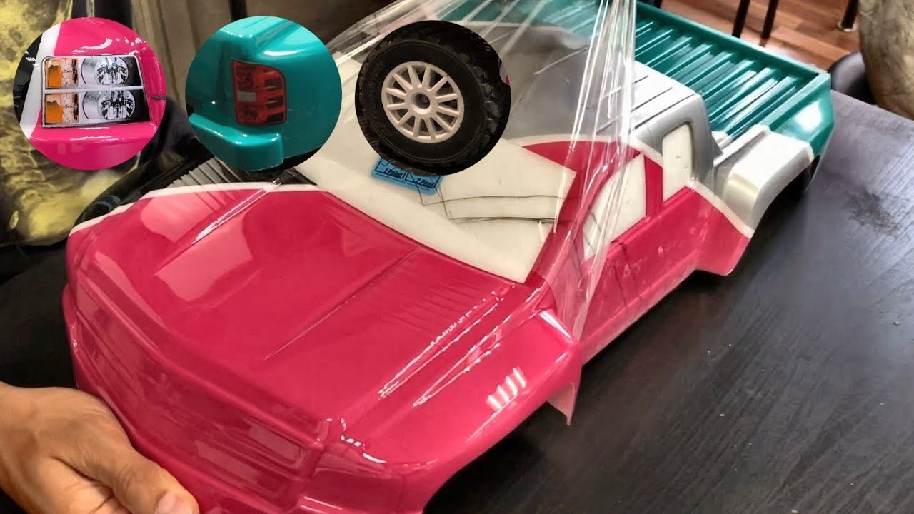 Как подготовить и покрасить лексановый кузов. Chevrolet Silverado.
