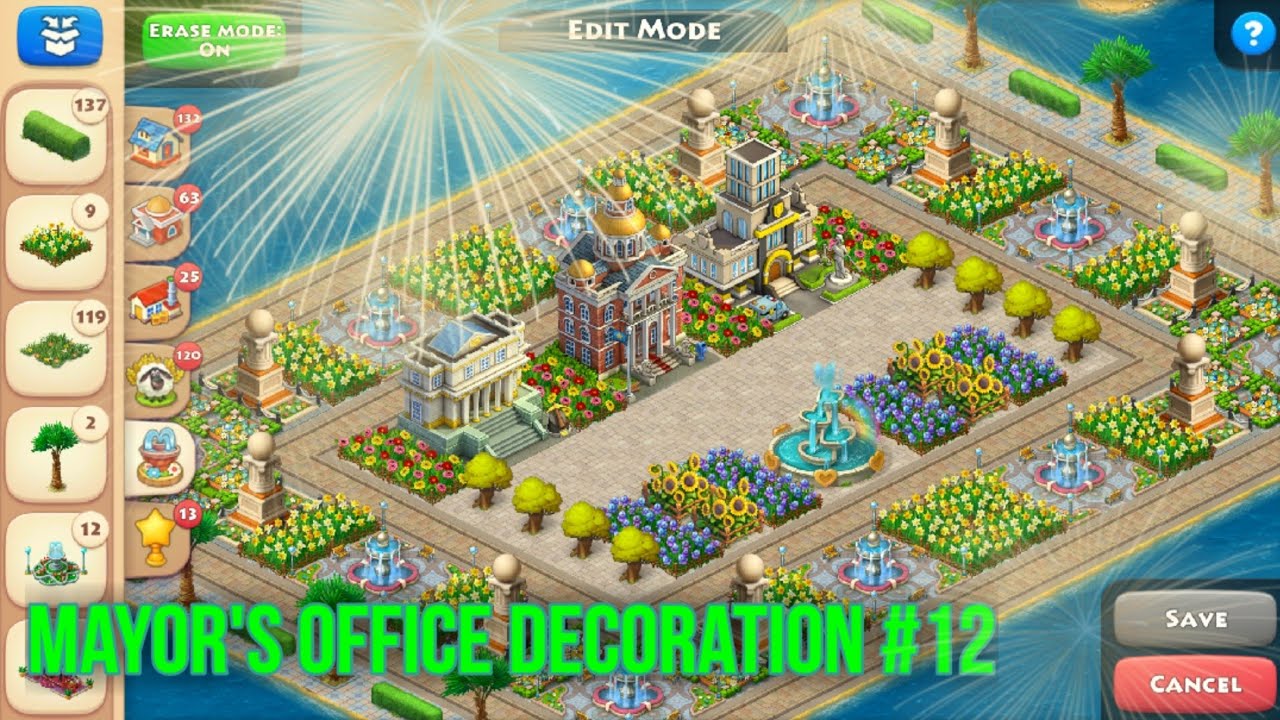 Mayor's Office Decoration | Township Design Level 75
