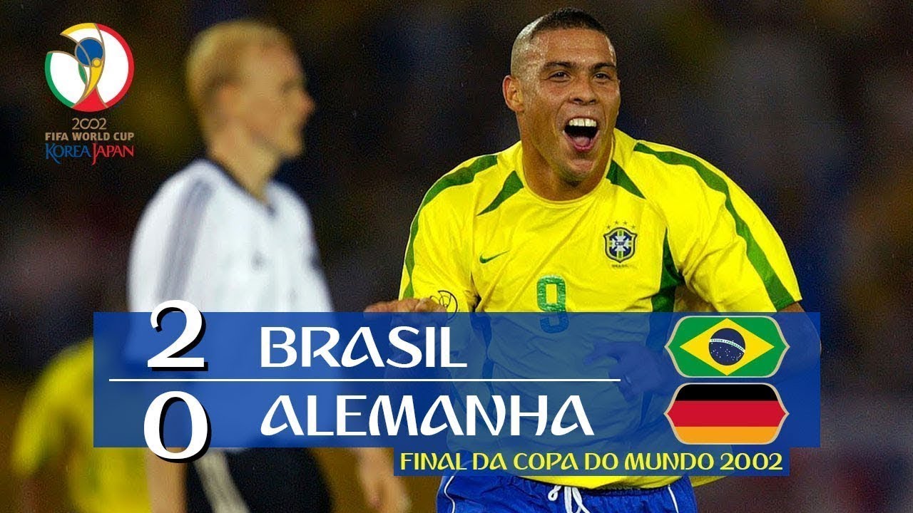 Brasil 2 x 0 Alemanha - Melhores Momentos(GLOBO HD 720hp) Final da Copa do Mundo Cor&eacute;ia & Jap&atilde;o 2002