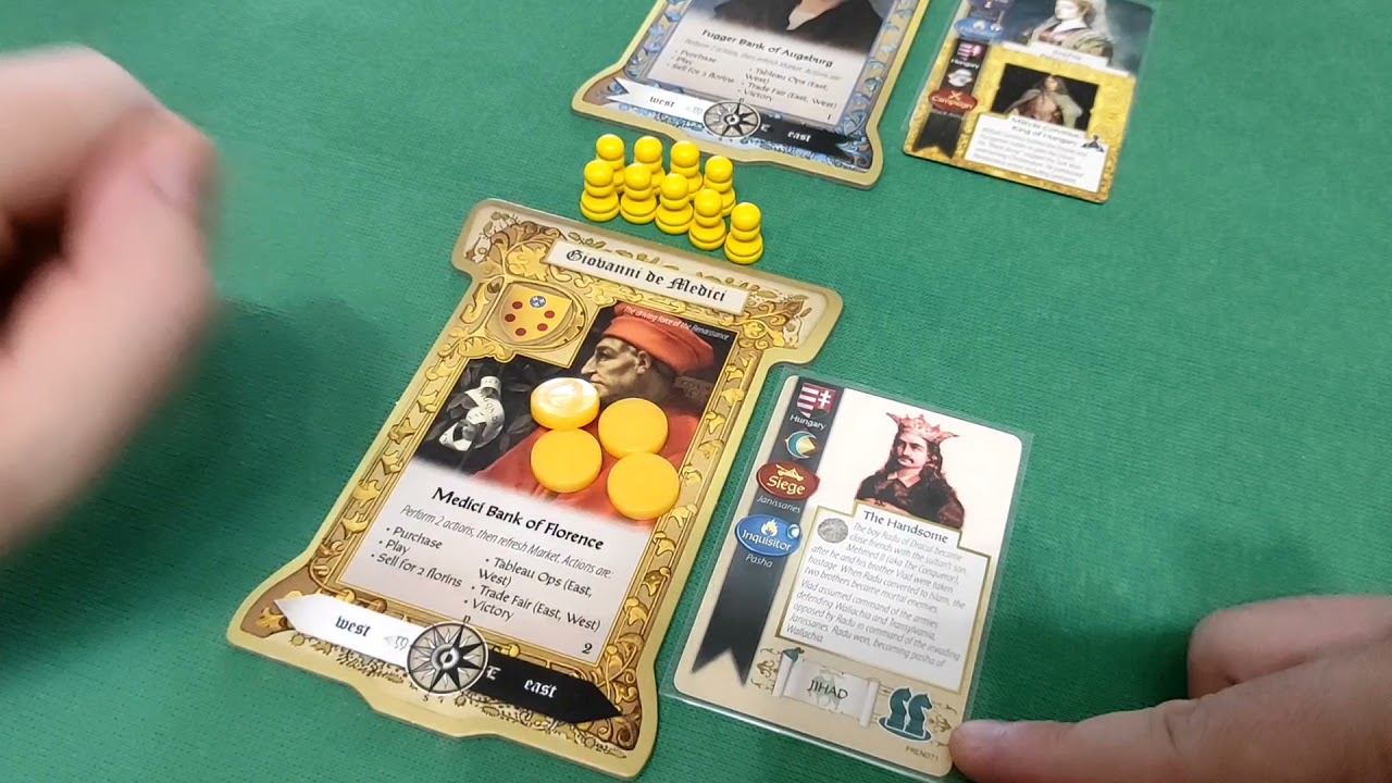 Pax Renaissance 2ed - Playthrough - Partita di esempio con spiegazione delle regole