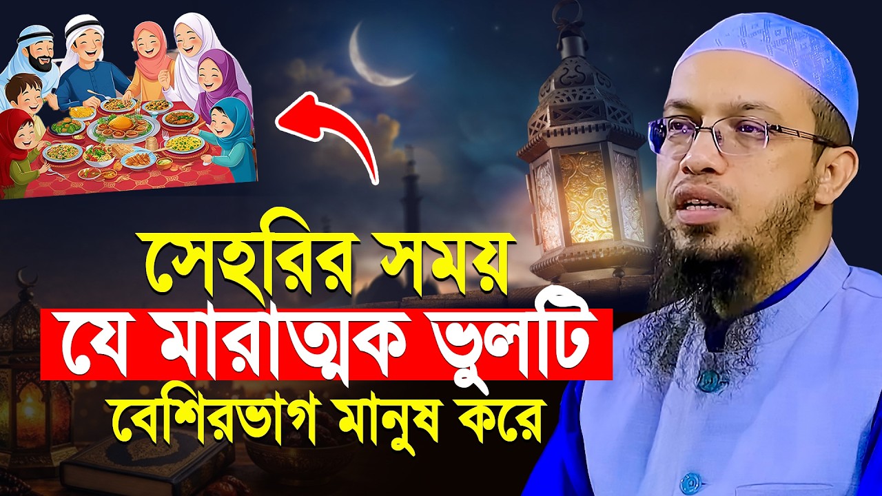 সেহরির সময় যে মারাত্মক ভুলটি বেশিরভাগ মানুষ করে | শায়খ আহমাদুল্লাহ | shaikh ahmadullah ramadan waz