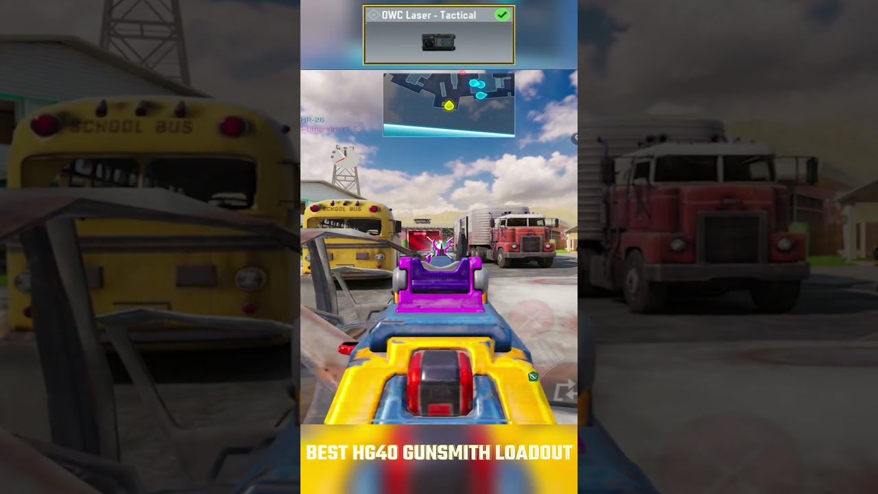New HG 40 Gunsmith Attachments in Cod Mobile