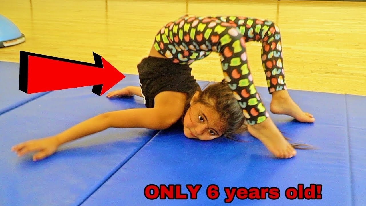 6 YEAR OLD AVA TEACHES  NEW INSANE FLEXIBLE GYMNASTIC MOVES!! (PART 3!)