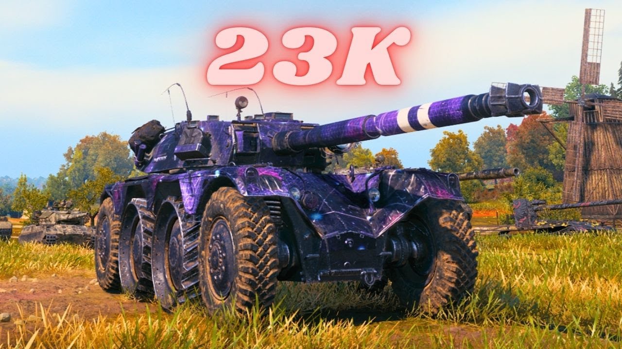 EBR 105  +23K Spot Damage & EBR 105  17.5K S+D World of Tanks