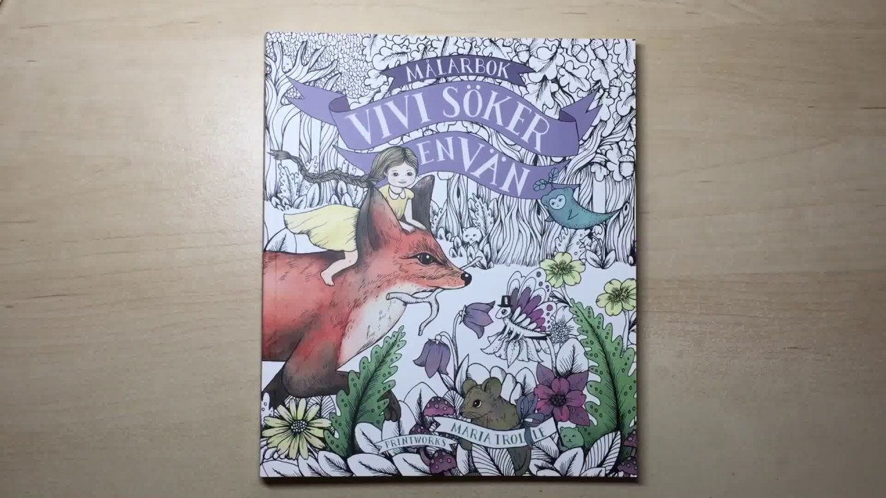 Vivi Söker En Vän - Swedish Coloring Book Flip Through