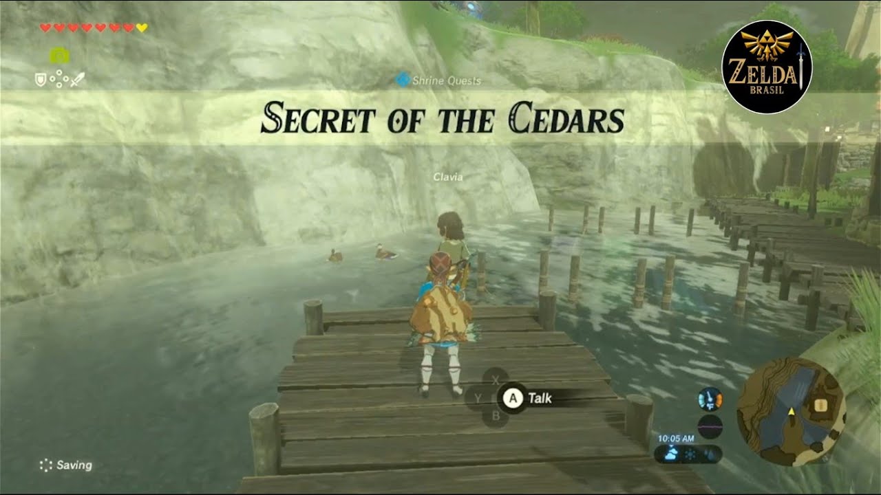 O segredo dos Três Cedros/Secret of the Cedars - Missão de Santuário Wnec- Zelda: Breath of the Wild