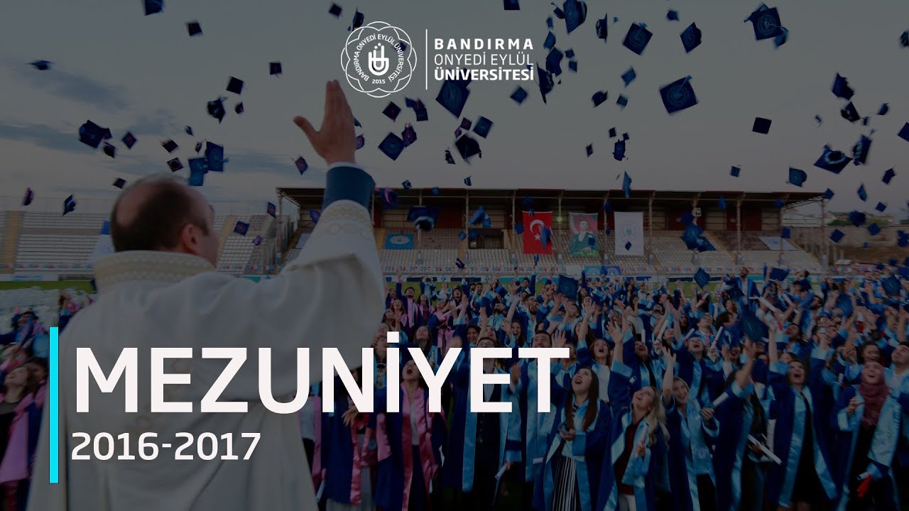 Церемония вручения дипломов 2016-2017 - Университет Бандырма Оньеди Эйлюль
