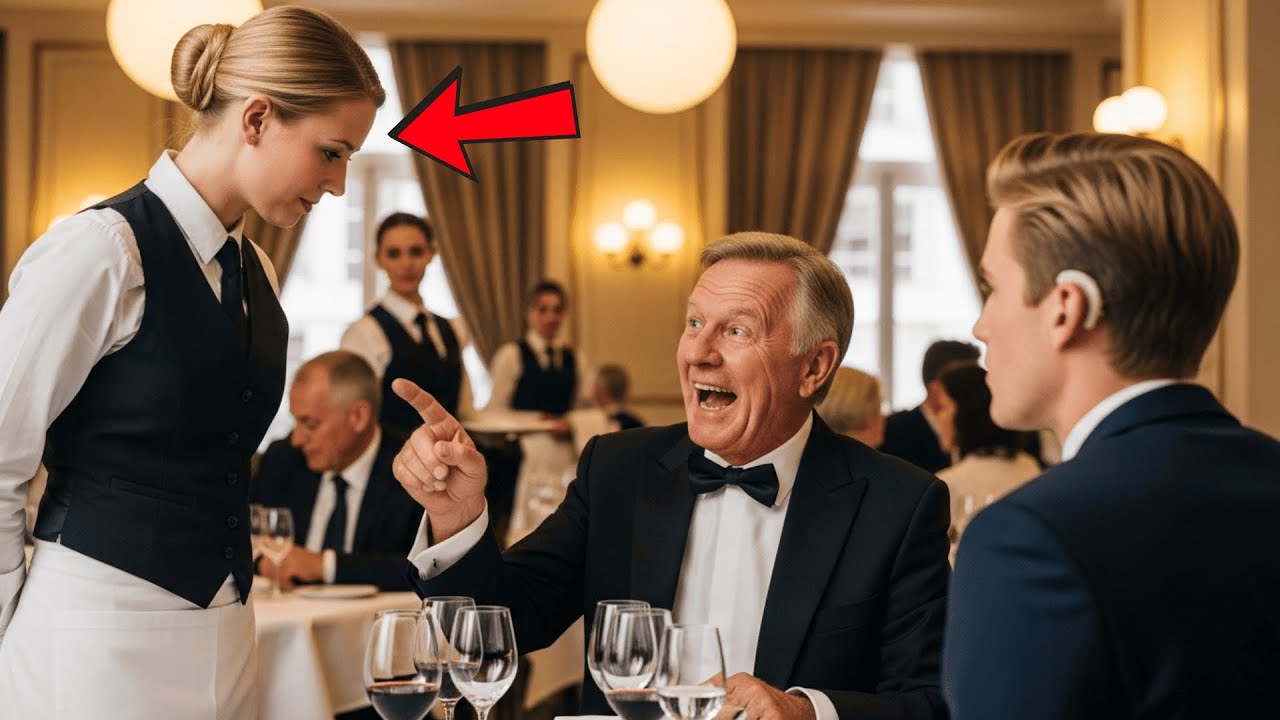 « PARLE À MON FILS SOURD ! » — Ricana Le Milliardaire Arrogant… Mais La Serveuse Le Fit Taire.