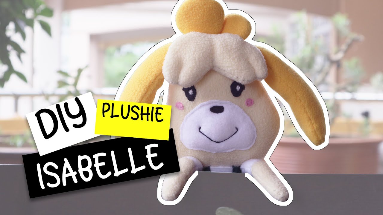DIY Animal Crossing Isabelle Plushie! Isabelle plush toy (FREE Pattern) Tutorial