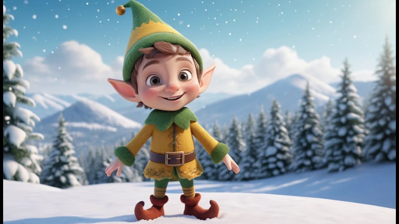 O bebê elfo do Fortnite deslizou pela rampa | Canções Infantis e Rimas para Crianças