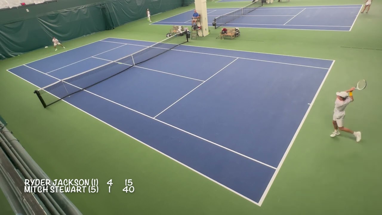 Washington State Open Men's Open singles  SemiFinal  1st set  Ryder Jackson (1) vs Mitch Stewart (5)