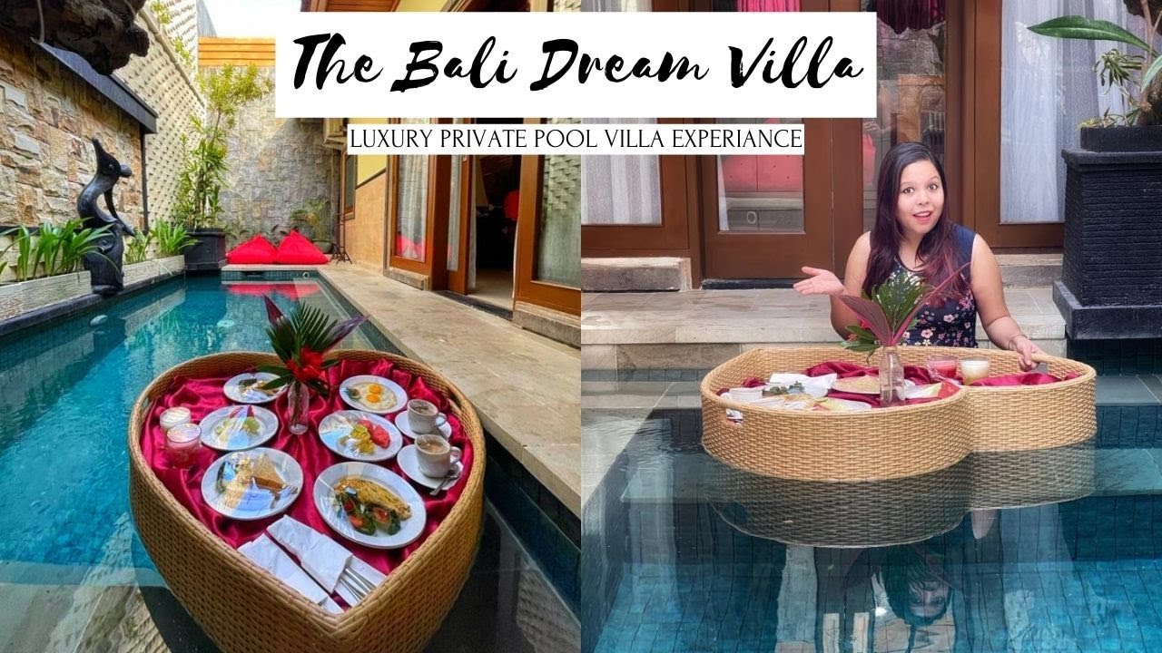 🇮🇩 WE STAYED IN A PRIVATE POOL VILLA IN BALI || THE BALI DREAM VILLA || SEMINYAK