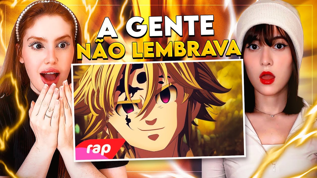 REACT Rap do Meliodas (Nanatsu no Taizai) - EU SOU O CAPITÃO | 7 Minutoz (7mz) | CR Reacts