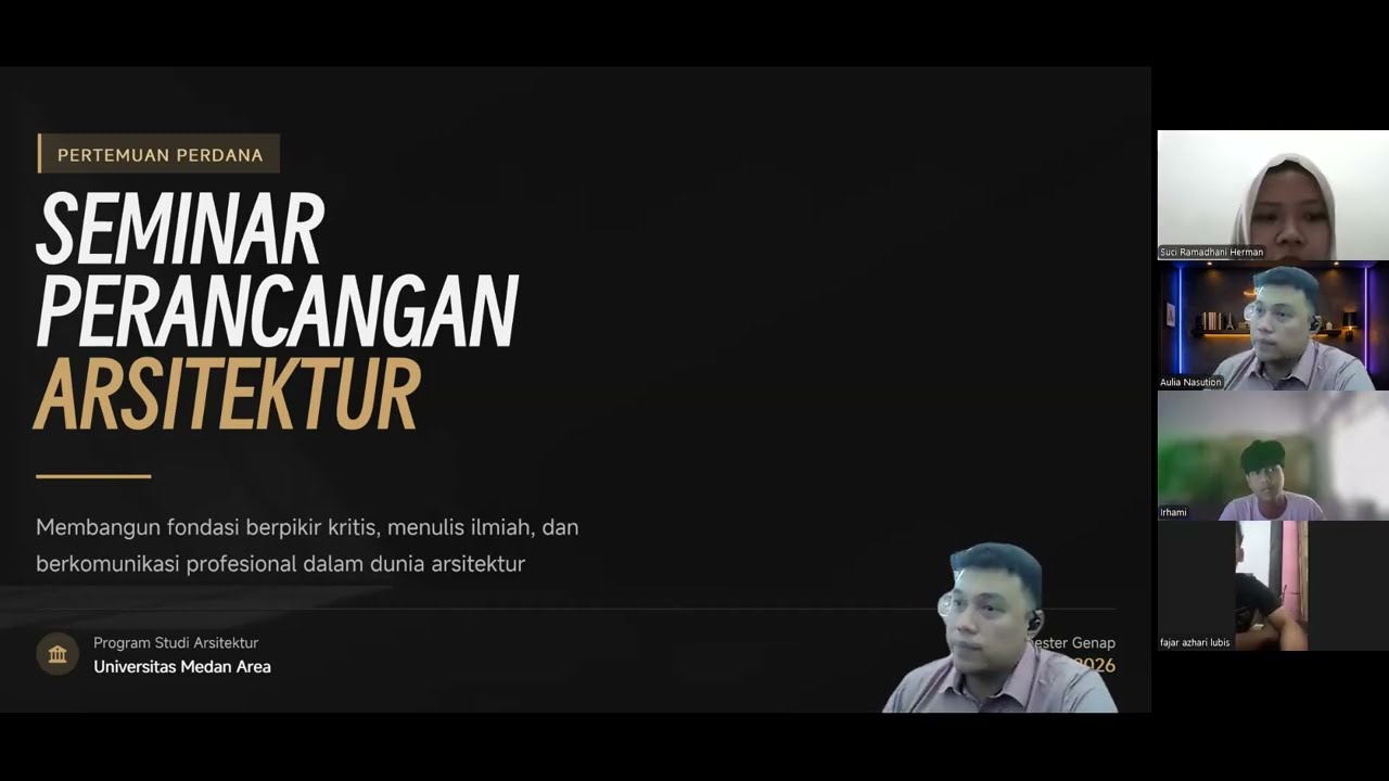 Pertemuan Ilmiah dalam Arsitektur: Seminar, Simposium, Diskusi Panel & Lokakarya Explained