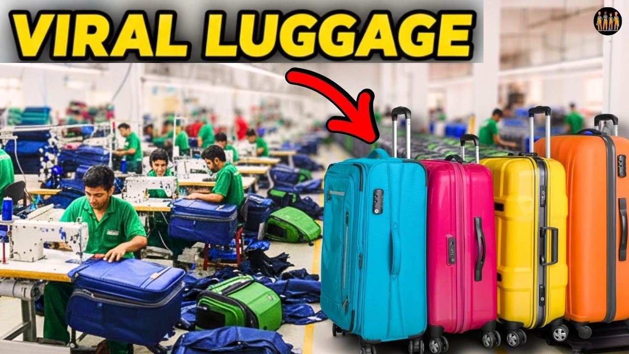 How Luggage Bags Are Made | Amazing Luggage Manufacturing Process