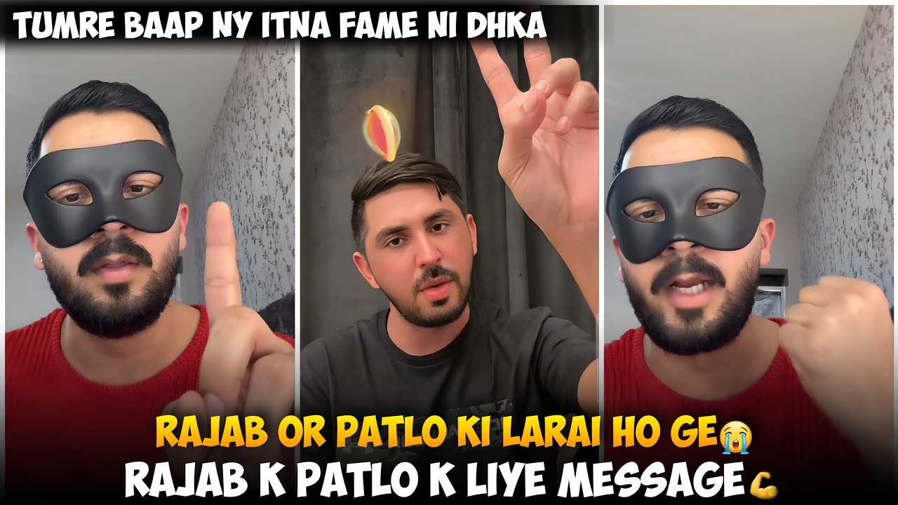 Rajab Butt Or Mr Patlo Ki Larai Ho Ge | Rajab Ka Message patlo K Liye | Rajab Ny G*liyan di Eagle Ko