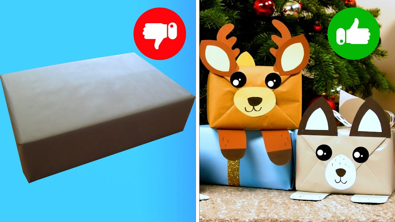 DIY-GESCHENKE-TRICKS für WEIHNACHTEN 🎁🎄Geschenkeverpackungs-Ideen