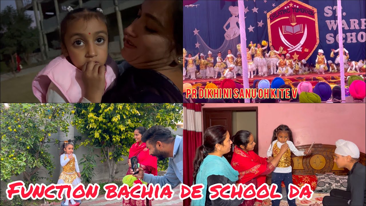 Karan de school ch function, mehar ne pehli war lia hissa