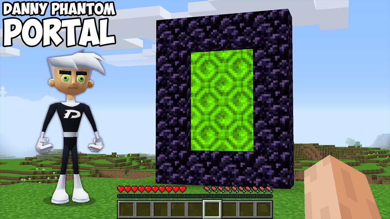 DANNY PHANTOM PORTAL in Minecraft? DANNY PHANTOM WORLD Animation!