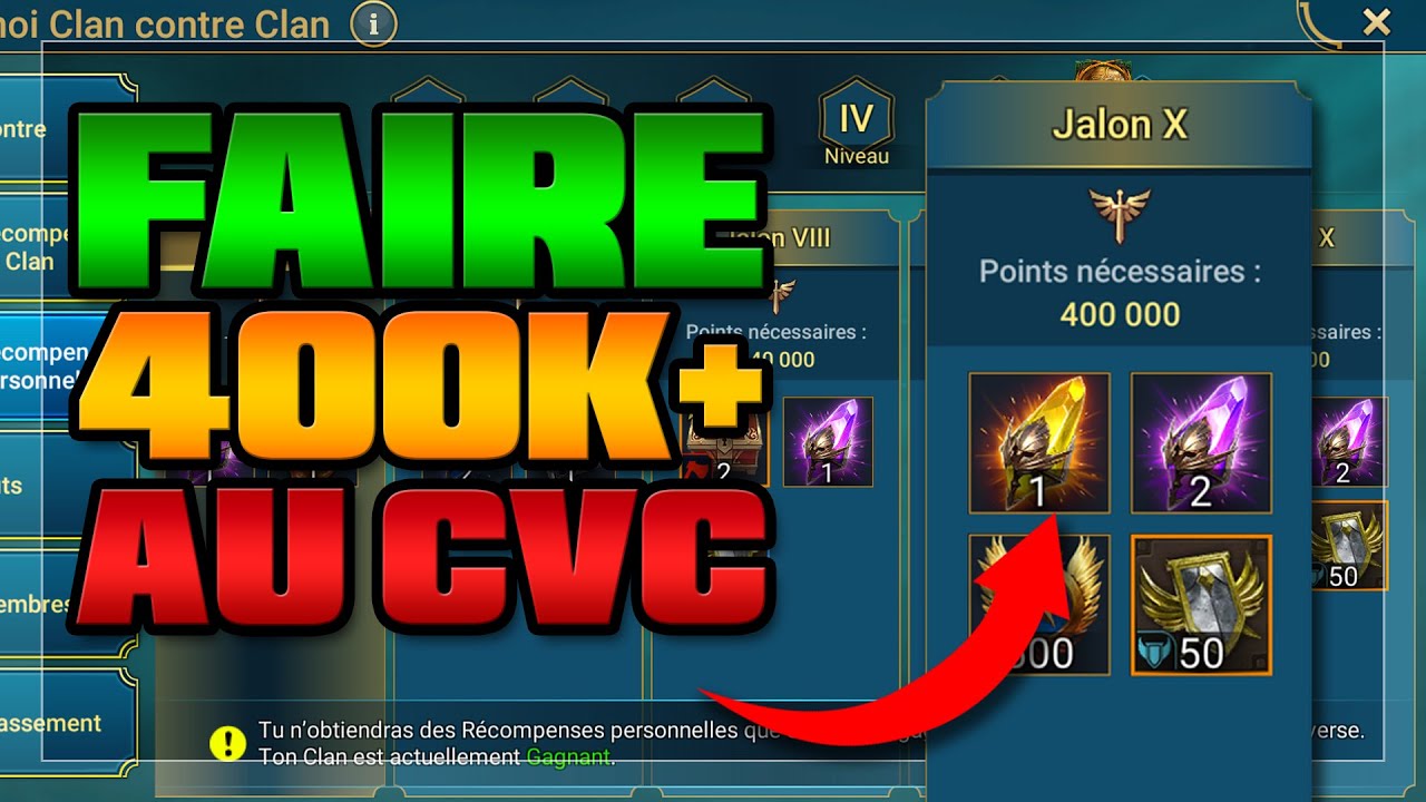 400k au CvC c'est facile même pour un débutant
