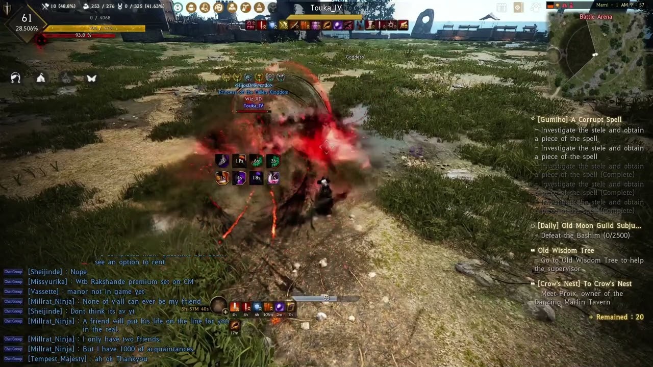 Maehwa vs Lahn 1v1 | Black Desert Online Console