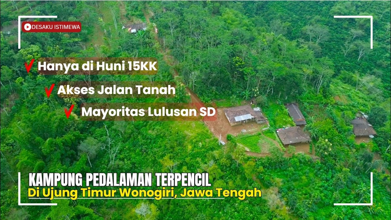MENUJU KAMPUNG PEDALAMAN TERPENCIL WONOGIRI JAWA TENGAH